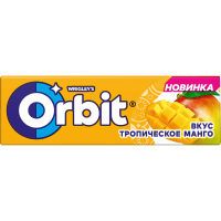 Жевательная резинка Orbit Тропическое манго, 14г