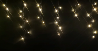 METRO PROFESSIONAL Электрогирлянда сосульки 300Led теплый белый и холодный белый, 15 x 0.7м