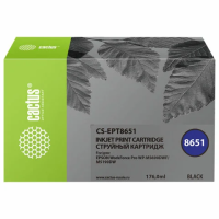 Картридж струйный Cactus CS-EPT8651 для Epson WF5190/5690, черный