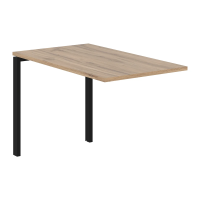 Брифинг-приставка EUB 1167 Дуб Денвер светлый/Черный 1160х670х750 EDIS