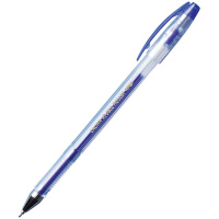 Ручка гелевая Crown Hi-Jell Needle синяя, 0.5мм