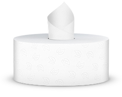 Туалетная бумага в рулонах с центральной вытяжкой