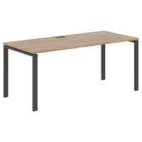 Стол прямой EUST 1780 Дуб Денвер светлый/Мокко 1760х800х750 EDIS