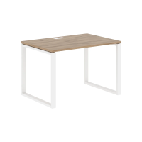 Стол прямой EQST 1180 Дуб Денвер светлый/Белый 1160х800х750 EDIS