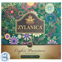 Чай Zylanica Ceylon Premium Collection, зеленый, 100 пакетиков