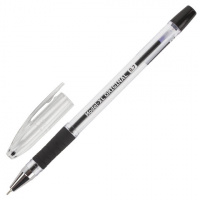 Ручка шариковая Brauberg Model-XL original черная, 0.35мм, прозрачный корпус