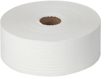 Туалетная бумага Vclean в рулоне, белая, 1 слой, 525м, без перфорации