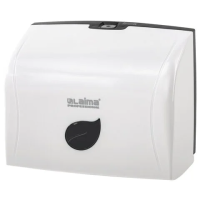Диспенсер для полотенец листовых Laima Eco H3, белый, пластиковый, 606548