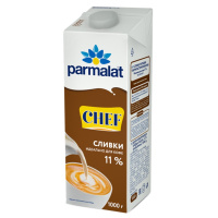 Сливки Parmalat 11% 1л, стерилизованные