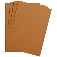 Цветная бумага Clairefontaine Etival color табак, 500х650мм, 24 листа, 160г/м2, легкое зерно