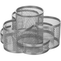 Подставка-органайзер Attache 7 секций, 110х165х175мм, серебряный