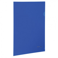 Папка-уголок Brauberg синяя, А4, 150мкм, 224880