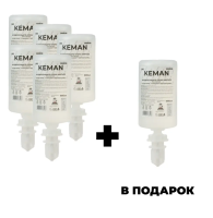 Жидкое мыло в картридже Keman S4 1л, бесцветное, мягкое, 500820, 6шт/уп