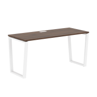 Стол прямой EVST 1567 Дуб Денвер тёмный/Белый 1560х670х750 EDIS