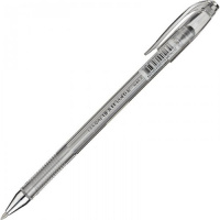 Ручка гелевая Crown серебристая, 0.7мм
