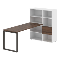 Рабочая станция EQRST 1117 Дуб Денвер тёмный/Мокко 2190х1120х1355 EDIS