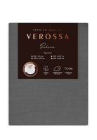Простыня Verossa графит сатин, 220 x 240см