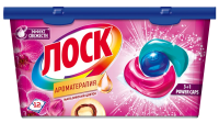 Капсулы для стирки Лоск Трио Арома, 12шт
