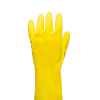 Перчатки латексные р. S, желтые, 1 пара