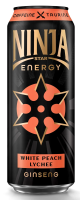 Энергетический напиток Ninja Star White Peach-Lychee, 450мл