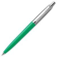 Шариковые ручки класса Люкс Parker Jotter Orig Green синяя, корпус зеленый, нержавеющая сталь