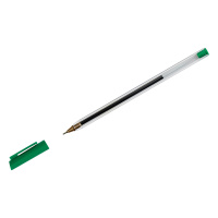 Шариковая ручка Стамм 800 зеленая, 0.7мм