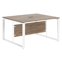 Стол для заседаний ECT 1412 Кария Пальмира/Белый 1400х1200х750 ENIO