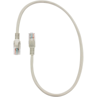Патч-корд UTP Cablexpert PP10-0.5M кат.5e, 0.5м, литой, (серый)