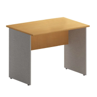 Стол прямой Skyland Imago СП-2, клен/металлик, 1200х720х755мм