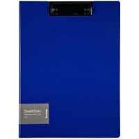 Клипборд с крышкой Berlingo Steel&Style синия, А4