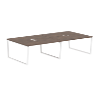 Стол 4-х местный EVWST 3116 Дуб Денвер тёмный/Белый 3126х1606х750 EDIS