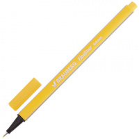 Ручка капиллярная Brauberg Aero желтая, 0.4мм