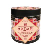 Чай Akbar Rose Gold черный, 100г, в банке
