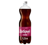 Напиток Добрый Cola Малина газированный, 1.5л