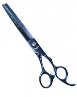 Ножницы парикмахерские Kapous Pro-scissors B филировочные, 7', 44 зубца, голубой футляр