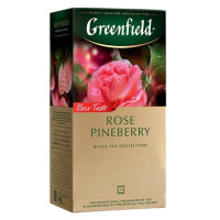 Чай Greenfield Rose Pineberry (Роуз Пайнберри), черный, 25 пакетиков
