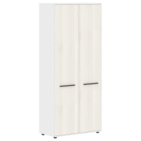 Шкаф высокий широкий EHCS 85.1 Ясень Траун/Мокко/Белый 852х430х1967 EDIS