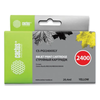 Картридж струйный Cactus CS-PGI2400XLY желтый