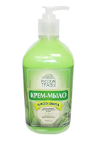 Жидкое мыло с дозатором Русские Травы Алоэ вера, крем-мыло, 750мл