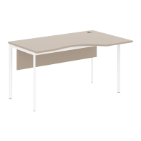 Стол эргономичный СА-2SD(R) Мокачино/Белый 1400х900х755 Imago S