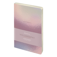 Ежедневник недатированный Greenwich Line Holography. Pink mirror А5, 136 листов, тонированный блок