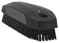 Щетка ручная Vikan 130мм, жесткий ворс, S, черный, 64409