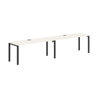 Стол 2-х местный EUWST 3567 Ясень Траун/Черный 3526х670х750 EDIS