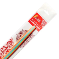 Бумага для квиллинга 'Радуга', 10 цветов, 100 полос, 7 мм х 300 мм, 80 г/м2, ОСТРОВ СОКРОВИЩ, 128755