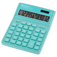 Калькулятор настольный Eleven SDC-444X-GN бирюзовый, 12 разрядов