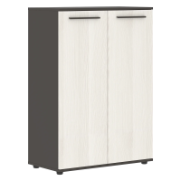 Шкаф средний широкий EMCS 85.1 ЯсеньТраун/Мокко/Мокко 852х430х1199 EDIS