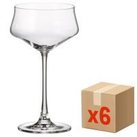 Набор бокалов для мартини Crystal Bohemia Cettia, 300мл x 6шт