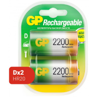 Аккумулятор Gp D, 2200mAh, 2шт/уп