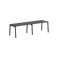 Стол 2-х местный ELWST 2780 Мокко/Черный 2726х800х750 EDIS