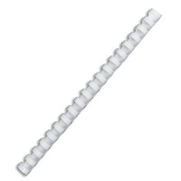 Пружины для переплета пластиковые Fellowes белые, на 120-130 листов, 16мм, 100шт, кольцо, FS-53470